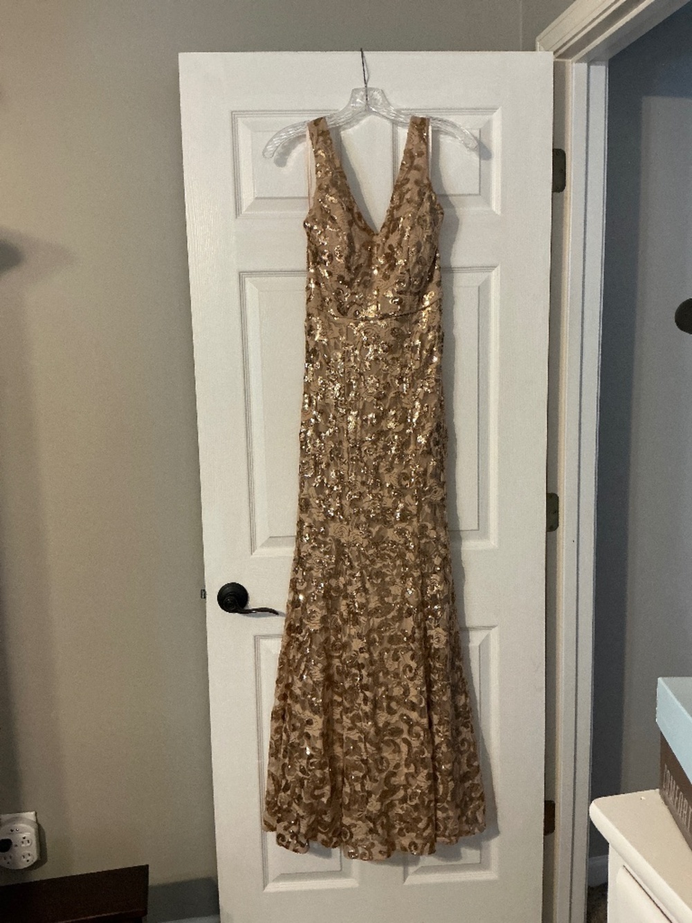 NWT, City Triangles dress, size small, tan long dress